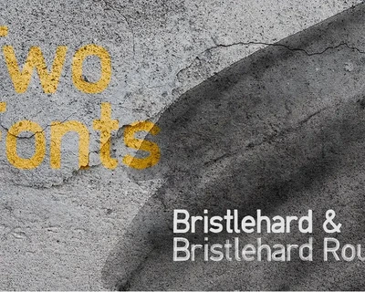 Bristlehard font
