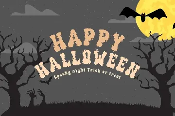 Groovy Witches Halloween Display Font