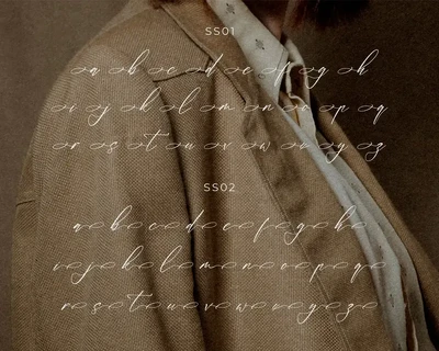 Melandrey Valentino Classy Script Font