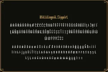 Mihbur | Art Deco Font