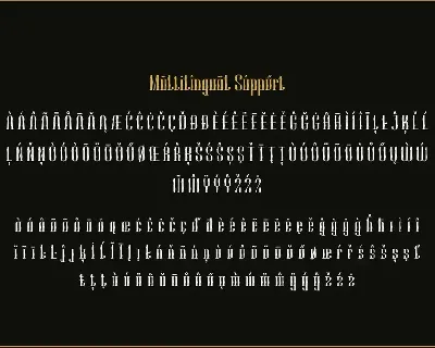 Mihbur | Art Deco Font