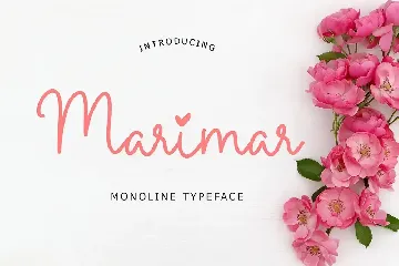 Marimar Monoline Typeface font