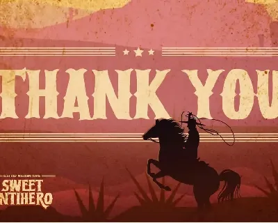 Sweet Antihero - Vintage western Font