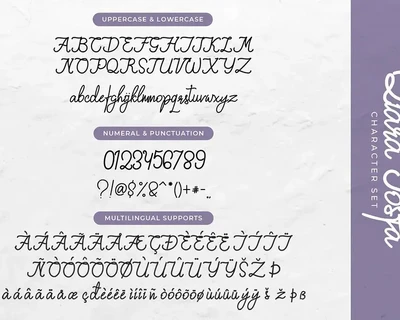 Qiara Tosfa - Handwritten Script Font