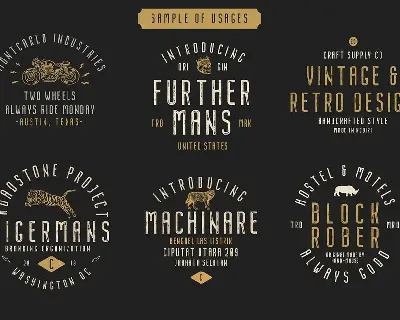 Nordin Vintage Font Family