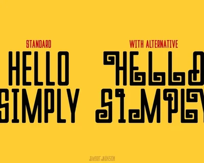 Sidger Nakson - Curly Font