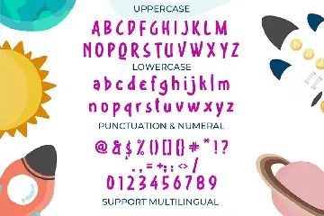 The Astrokiddos font