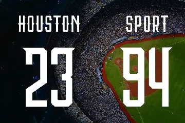 Houston Sports Font Family