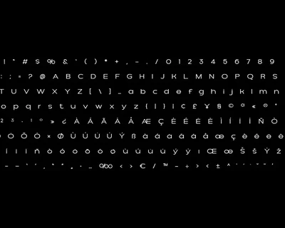 Vistara sans font