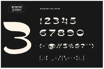 Nerumi Basto font