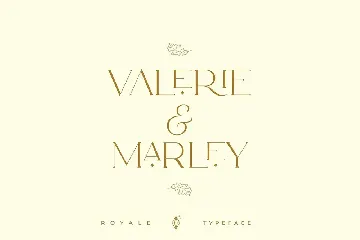 Royale Luxurious Typeface font