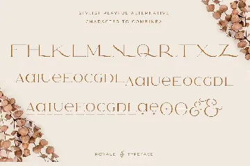 Royale Luxurious Typeface font