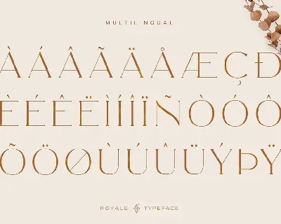 Royale Luxurious Typeface font