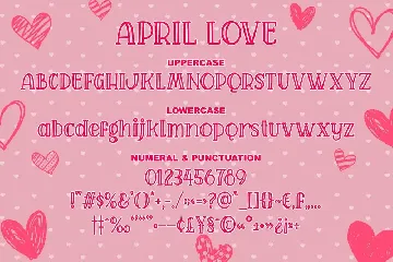 April Love - Craft Font