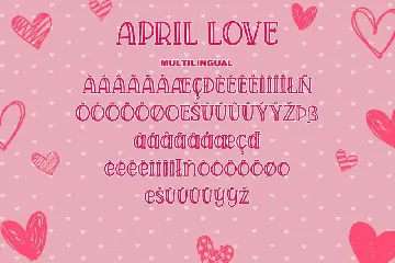 April Love - Craft Font