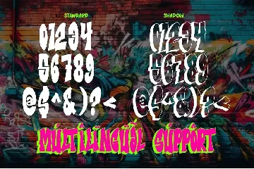 Metro Graffi - Layered Graffiti Font