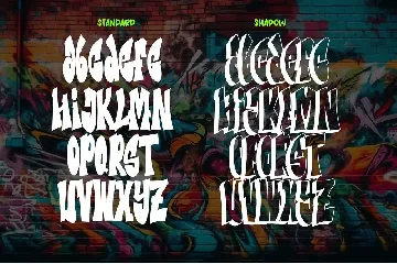 Metro Graffi - Layered Graffiti Font