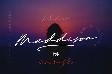 Maddison Signature Font