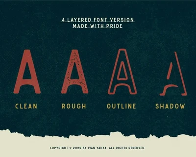 Caltons Typeface - Vintage Font