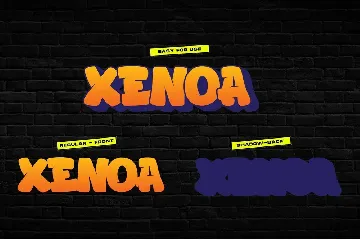 Graffiti Xenoa - Graffiti Font