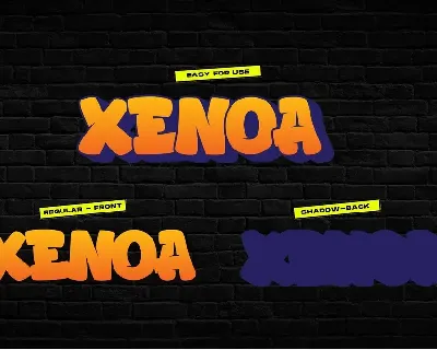 Graffiti Xenoa - Graffiti Font