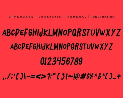 Woman Screams - Horror Font