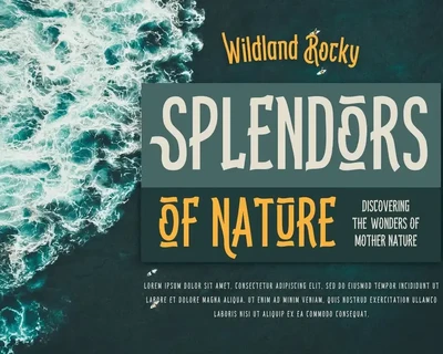 Kebroon | Retro Condensed Font