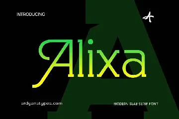 Alixa font