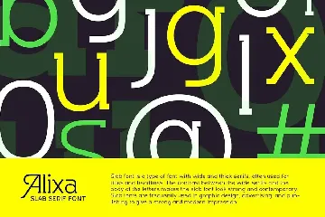 Alixa font