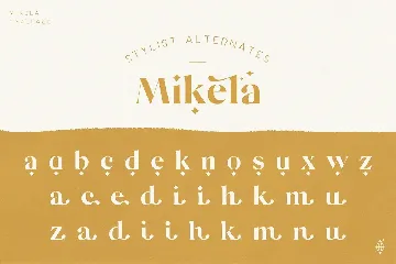Mikela Bold - Gorgeous Typefaces font