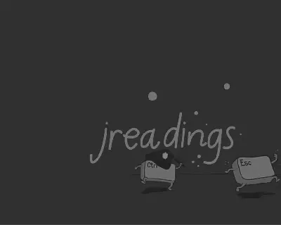 Jreadings font