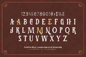 Grativa - Serif Decorative Displat Font