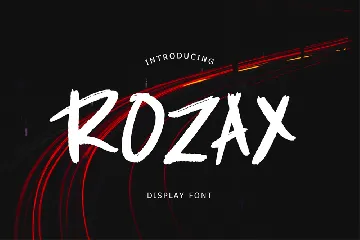 Rozax Display Font