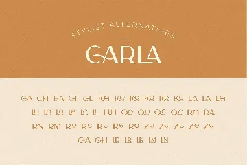 Carla Sans - Elegant Typeface font