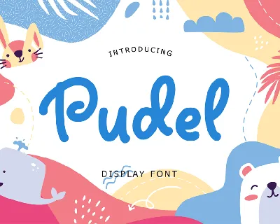 Pudel Display Font