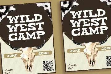 Western Cowboy - Gaming font