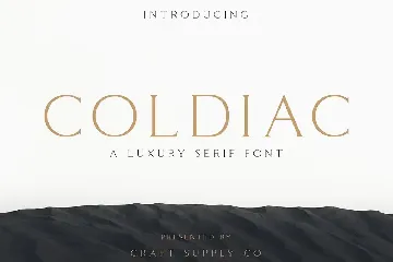 Coldiac - Luxury Serif Font