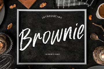 Brownie Brush Font