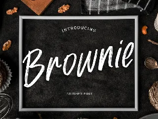 Brownie Brush Font