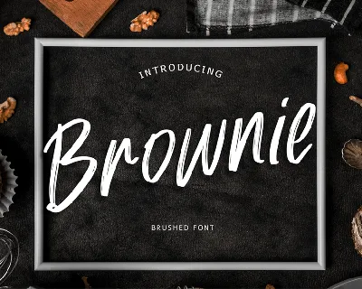 Brownie Brush Font