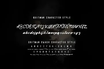 Quitman Script font