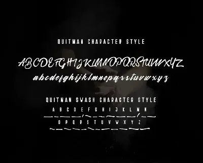 Quitman Script font