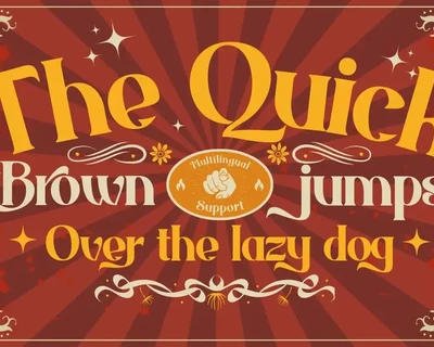 Broodim | Groovy Retro Font