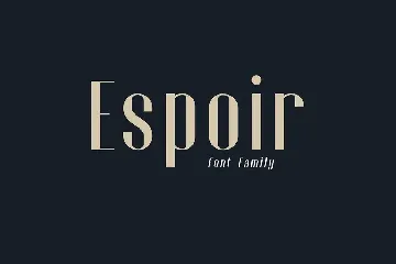 Espoir Font Family