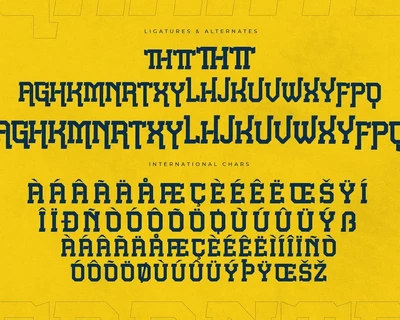 Grante Modern Slab Serif Font Display Font