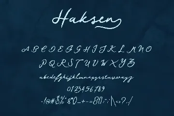 Haksen Script Font