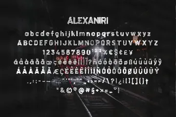 AN Alexaniri - Strong Brush Font