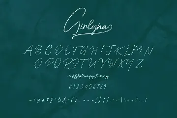 Girlyna Script Font