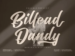 Billead Dandy font