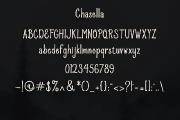 Chasella font